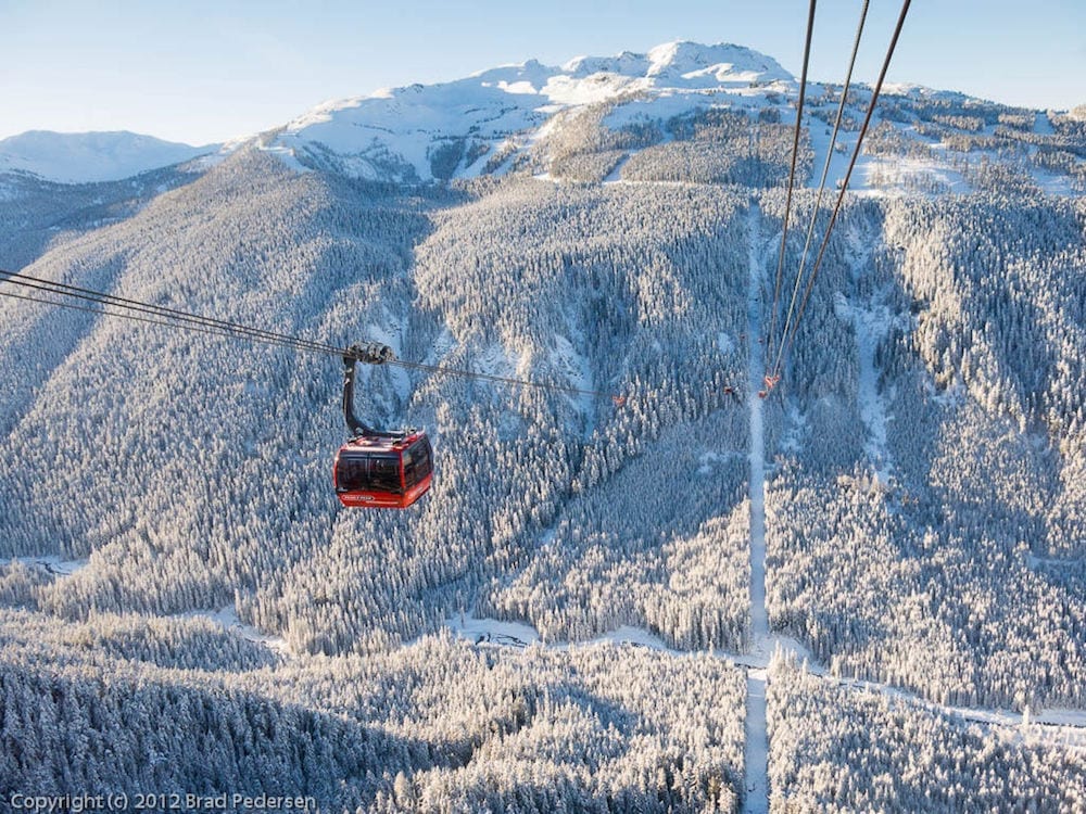 Peak 2 Peak Gondola Whistler Blackcomb Mountain