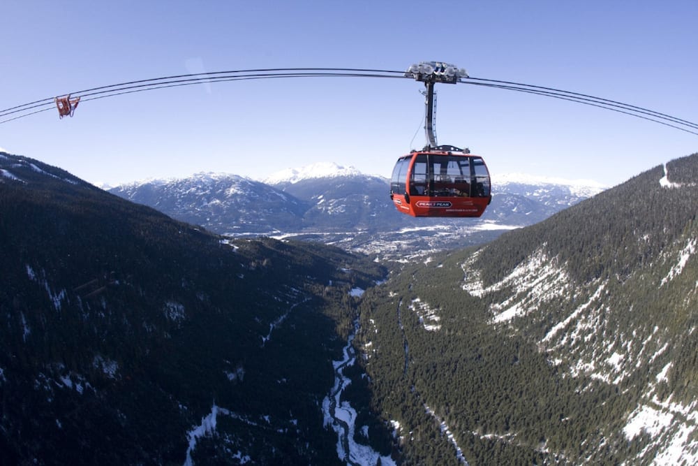 Peak 2 Peak Gondola Whistler Blackcomb Mountain