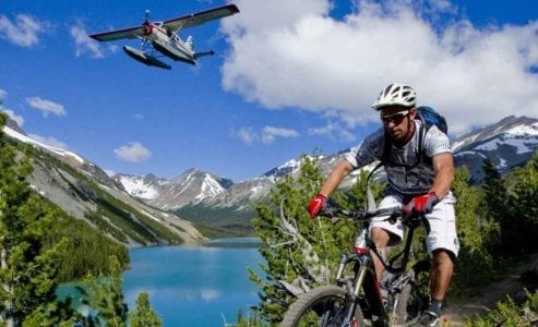 Whistler Float Plane Biking