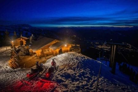 Fondue Snowmobile Dinner