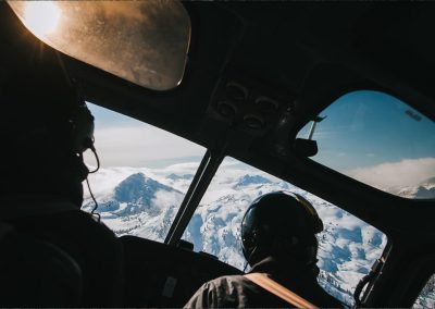 Mountain views from the Helicopter