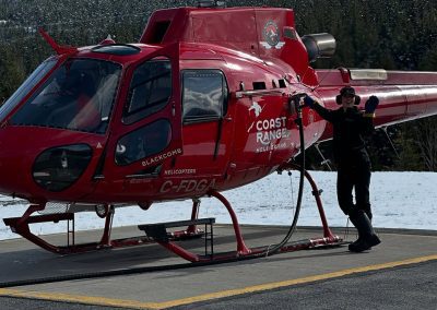 Fueling the Helicopter in Whistler